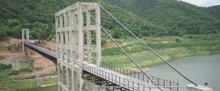 Mae Kuang Dam – Pa Sak Ngam Bridge สะพานแขวน เขื่อนแม่กวง – บ้านป่าสักงาม